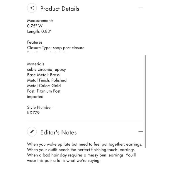 Kate Spade NEW earrings - Sweet Citrus Orange Cluster - Picture 9 of 10